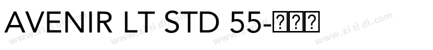 AVENIR LT STD 55字体转换